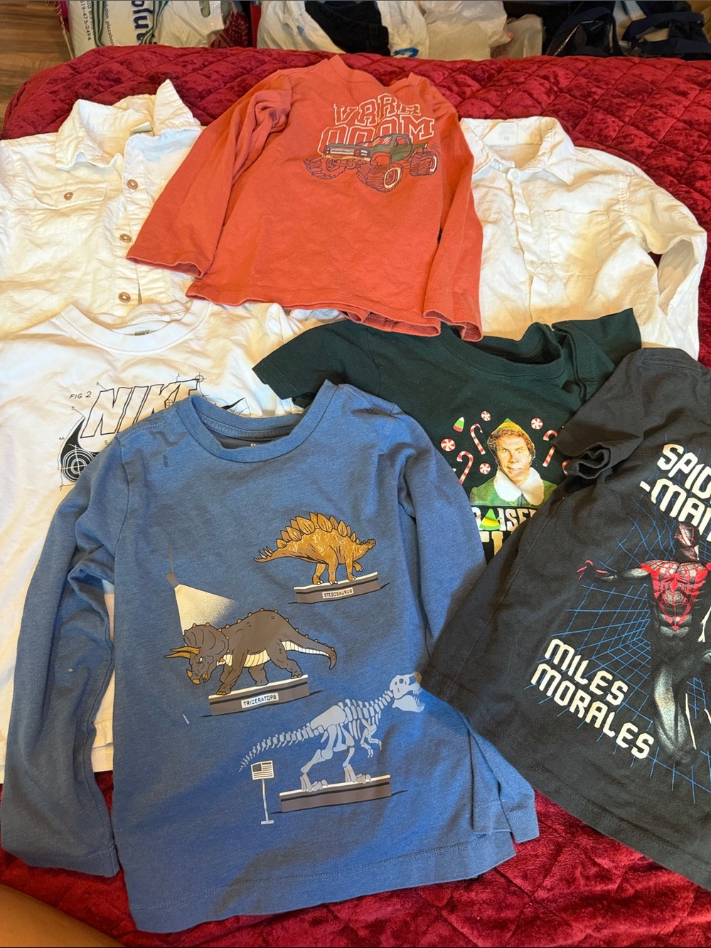 A20 Bundle of boy shirts. Varied brands in good condition